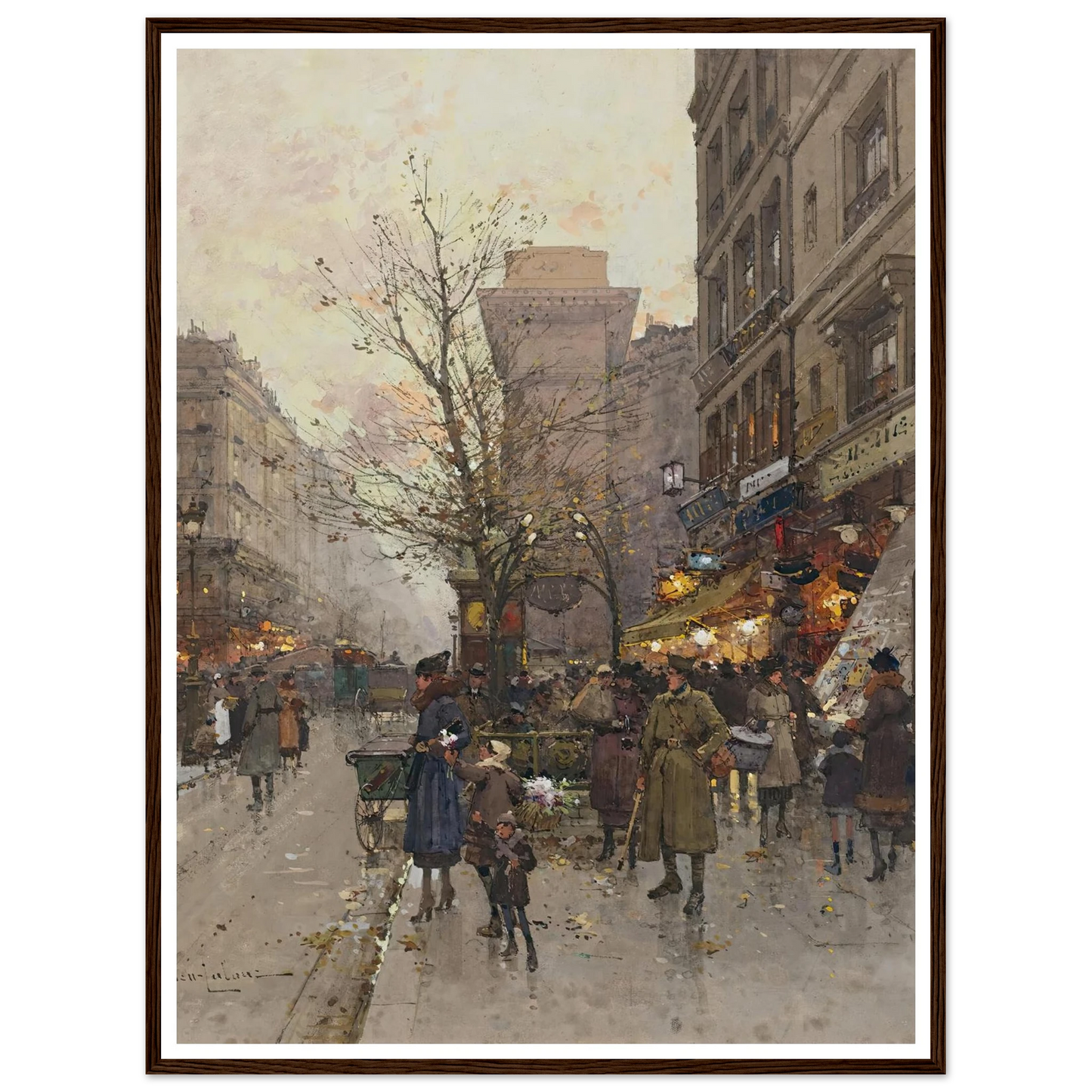 La Porte Saint Denis, Paris Art Print | Eugene Galien Laloue-Quipham Collections