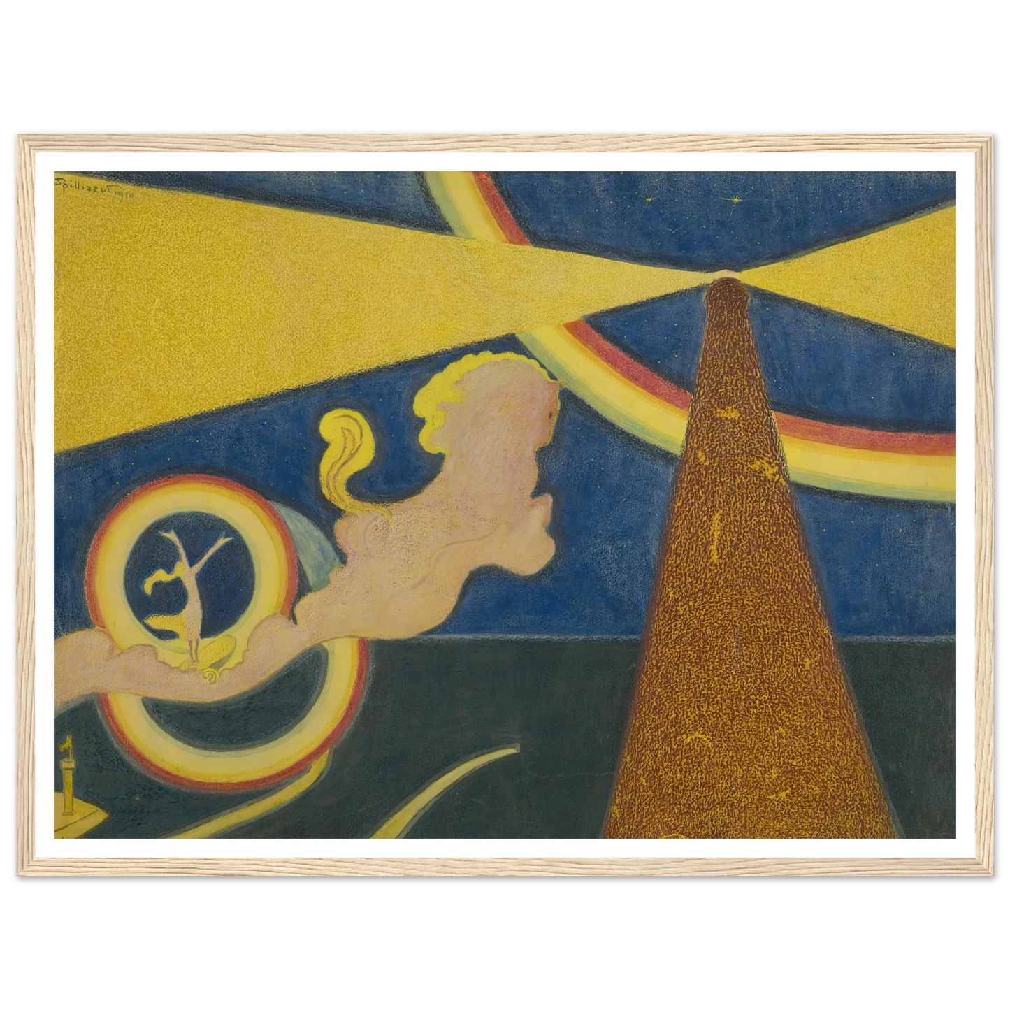 De vuurtoren (1910) Art Print | Leon Spilliaert-Quipham Collections