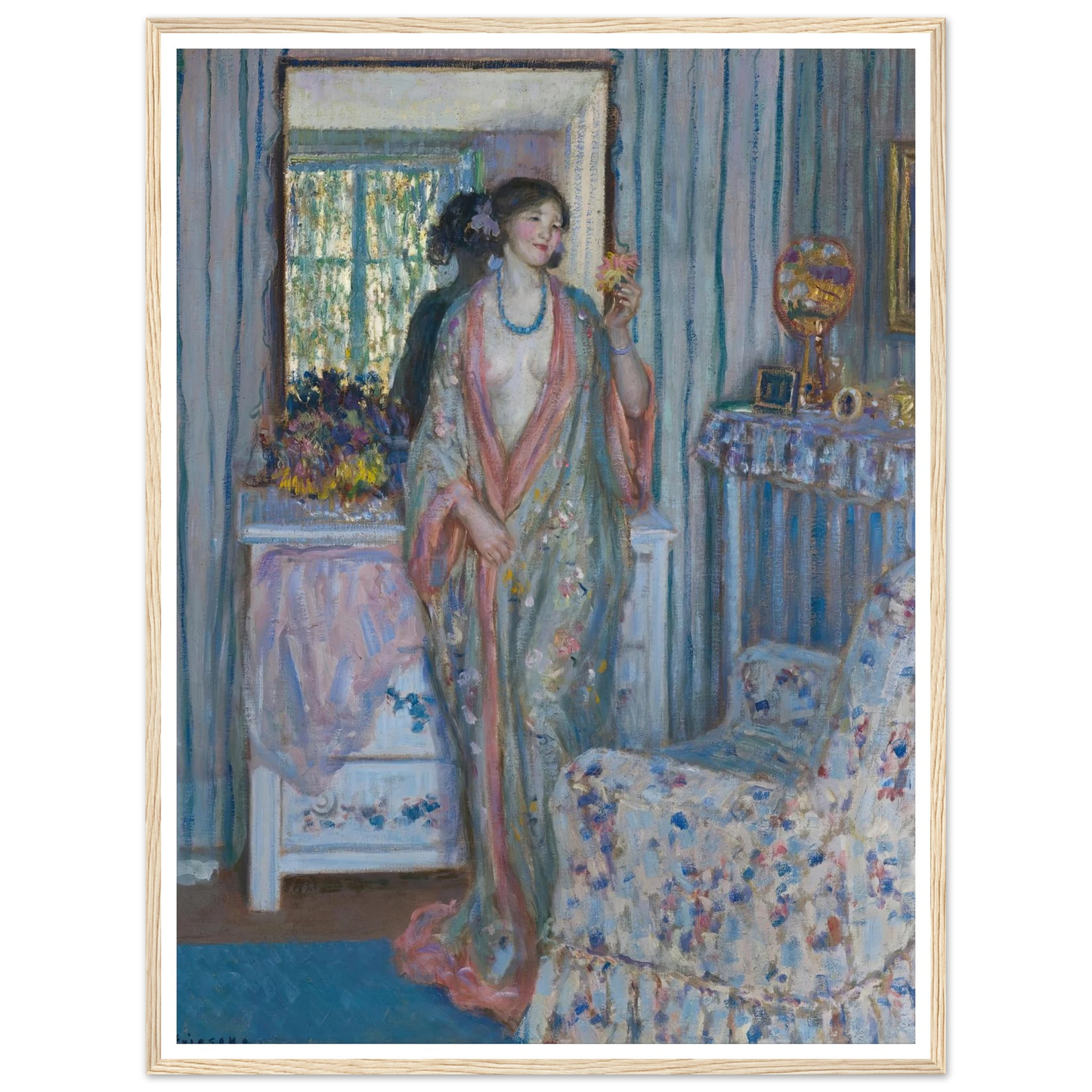 The Robe (1915) Art Print | Frederick Carl Frieseke-Quipham Collections