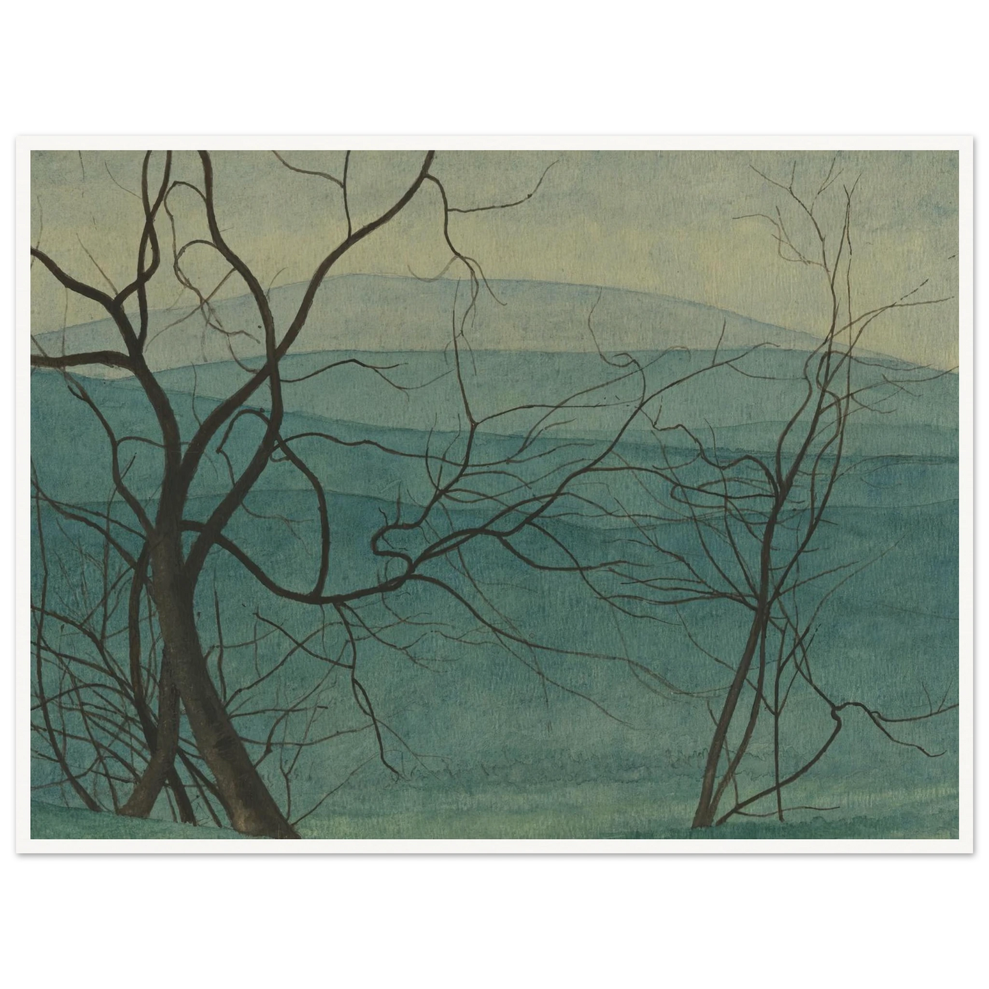Boomtakken (1940) Art Print | Leon Spilliaert-Quipham Collections