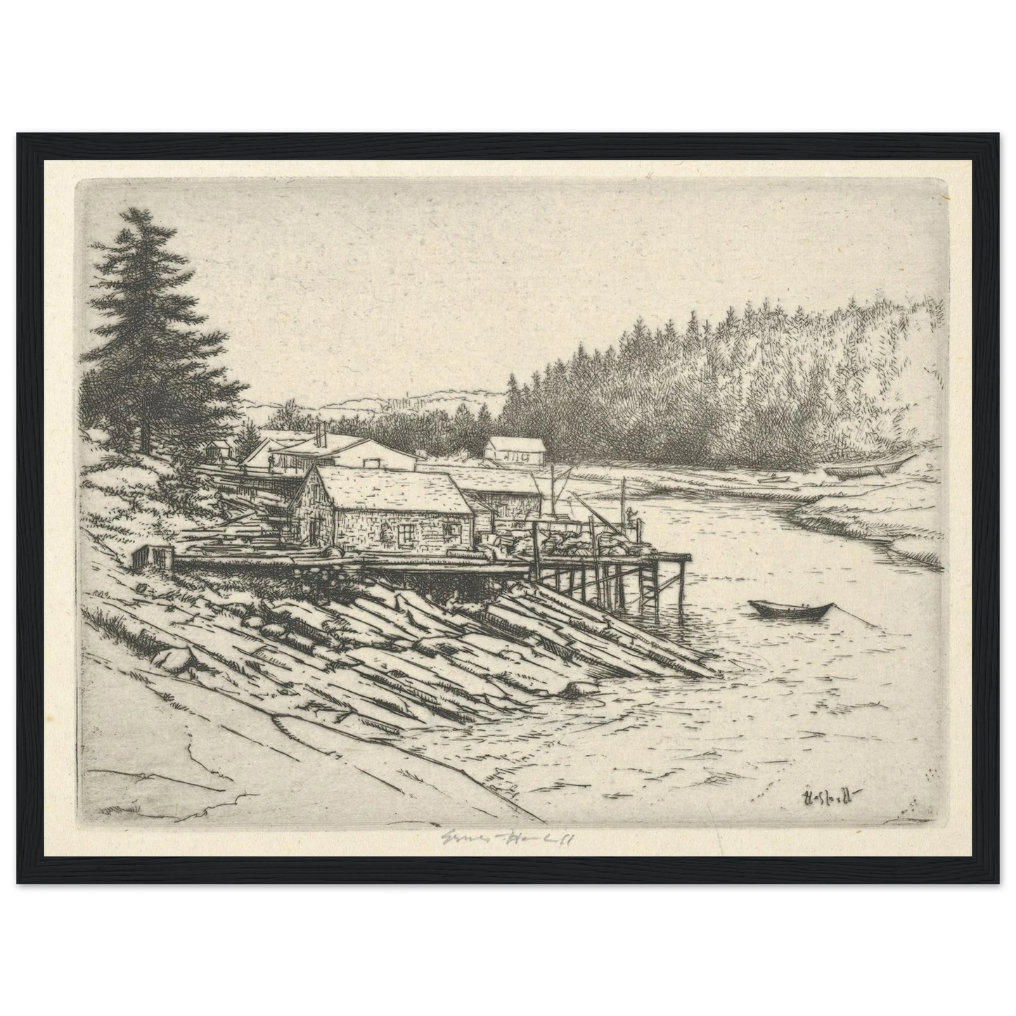 Carrying Place (1923) Art Print | Ernest Haskell-Quipham Collections