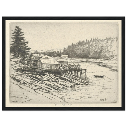 Carrying Place (1923) Art Print | Ernest Haskell-Quipham Collections