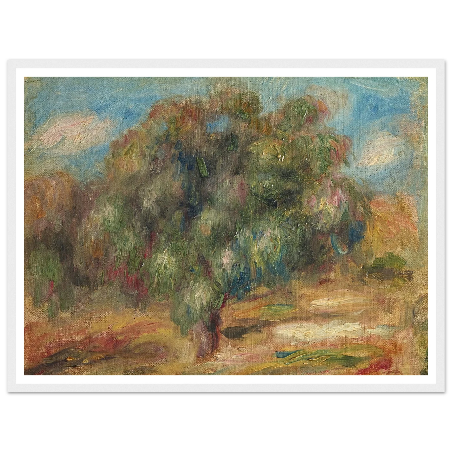 Landscape (1915) Art Print | Pierre Auguste Renoir-Quipham Collections
