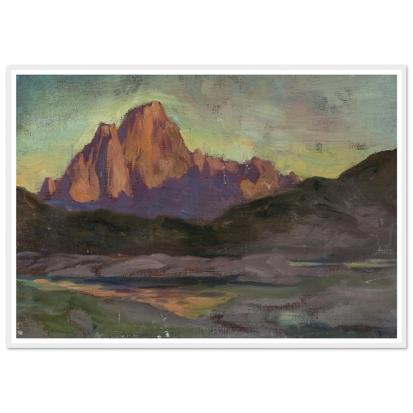 Vaagakallen. Study from Lofoten (1901) Art Print | Anna Boberg-Quipham Collections