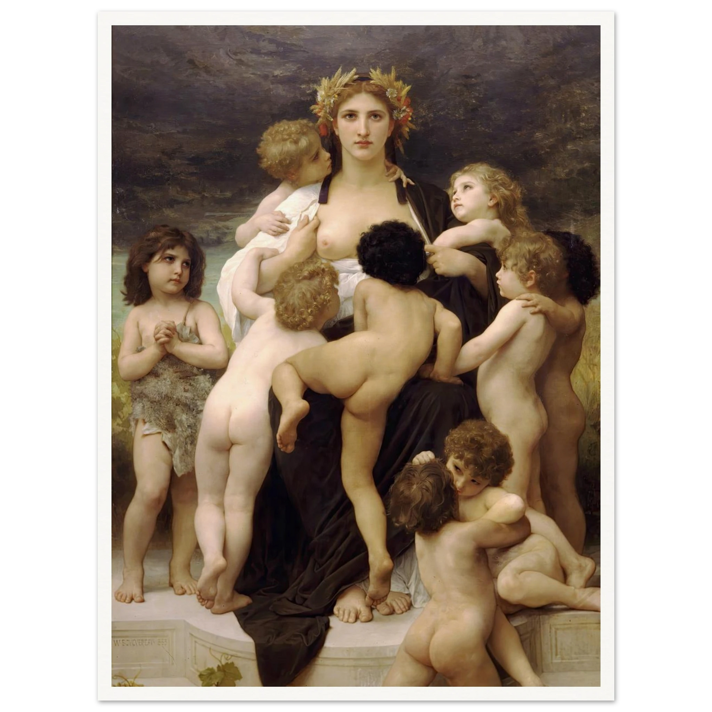 Alma Parens (1883) Art Print | William Bouguereau-Quipham Collections