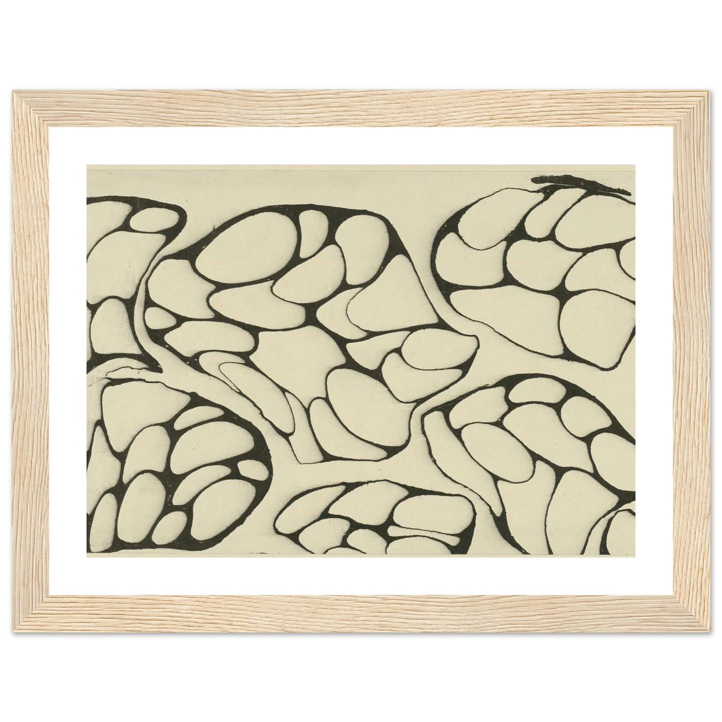 Adermarmorpapier (1903 - 1907) Art Print | Josef Hoffmann-Quipham Collections