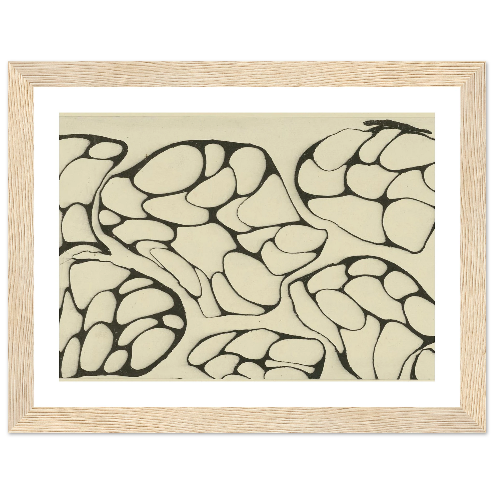 Adermarmorpapier (1903 - 1907) Art Print | Josef Hoffmann-Quipham Collections