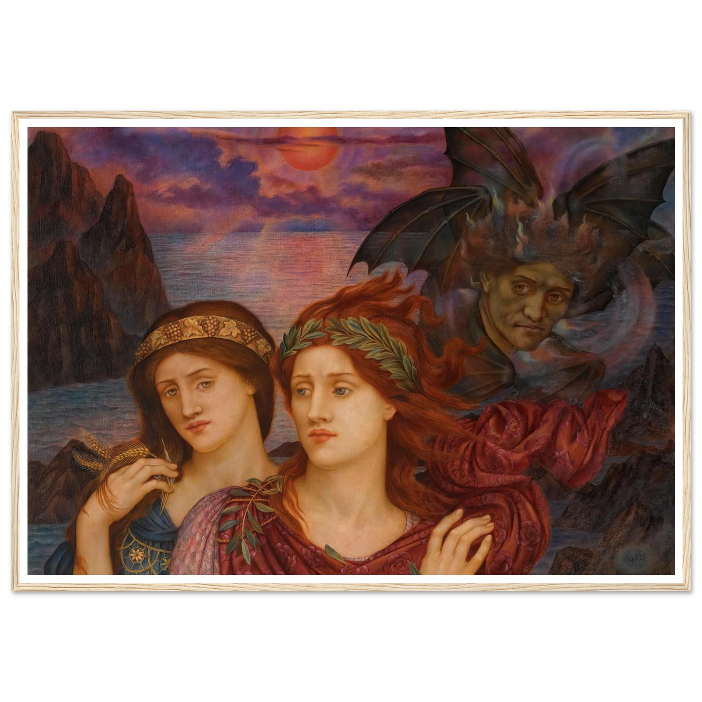 The Vision (1914) Art Print | Evelyn de Morgan-Quipham Collections