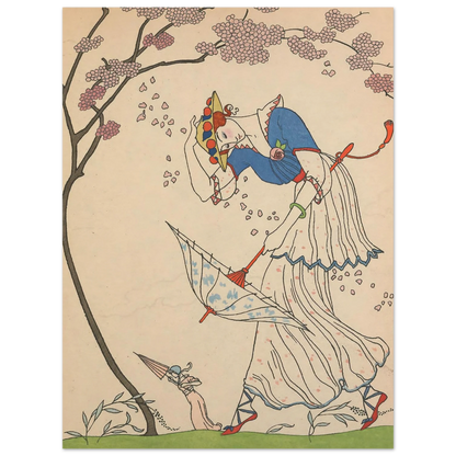Le Coup de Vent (1914) Art Print | George Barbier-Quipham Collections