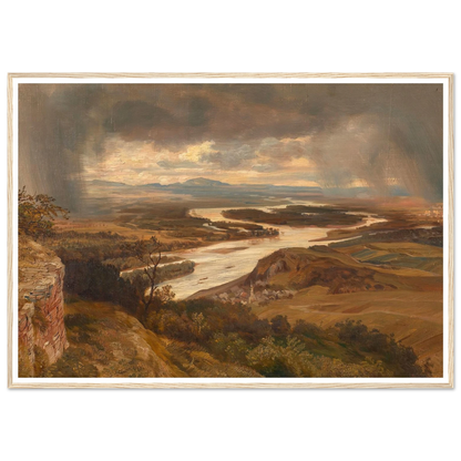 Die Donauauen bei Wien (ca. 1870) Art Print | Josef Hoffmann-Quipham Collections