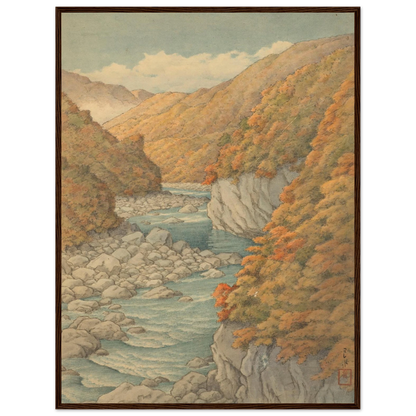 Autumn landscape Art Print | Kawase Hasui-Quipham Collections