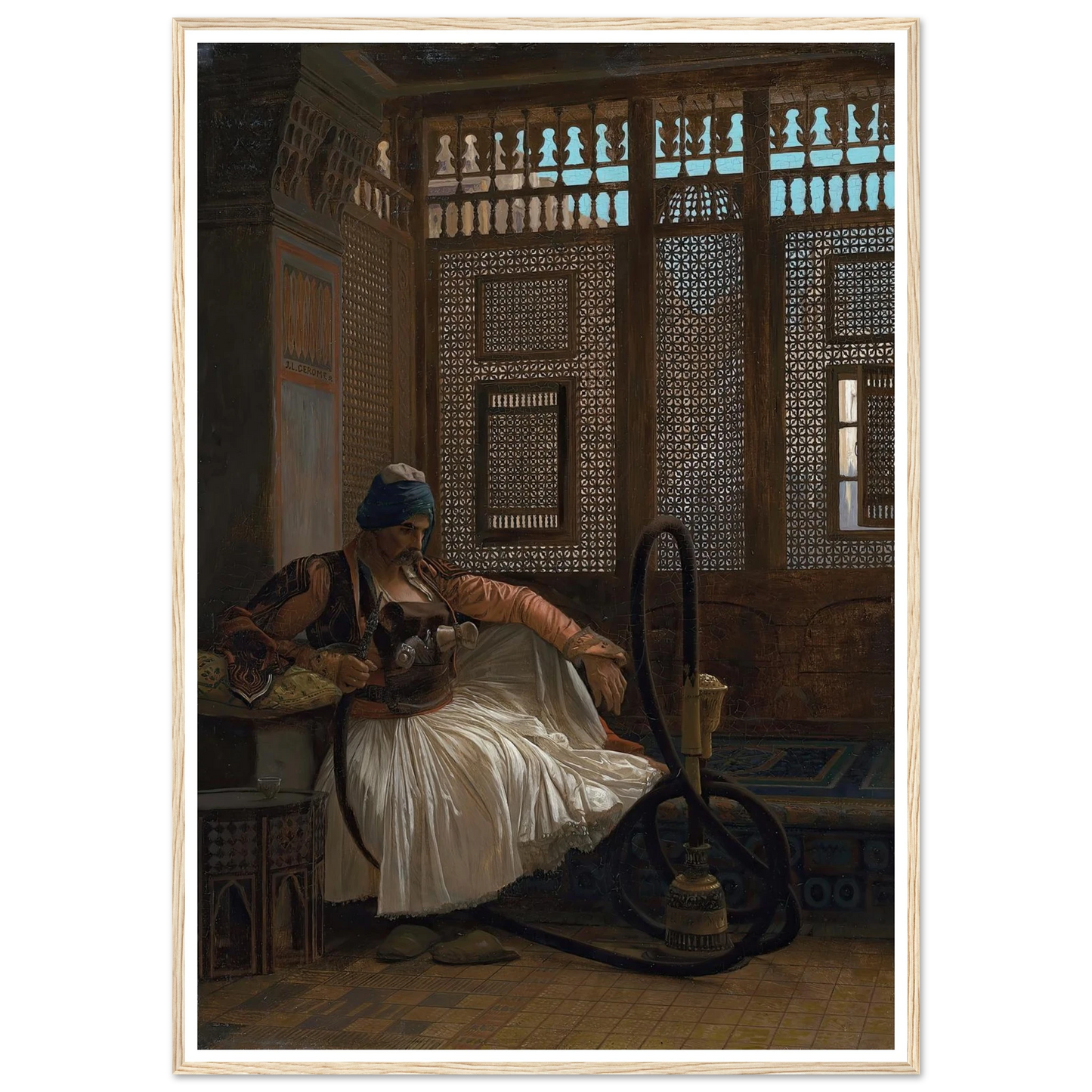 Arnaut fumant Art Print | Jean Leon Gerome-Quipham Collections