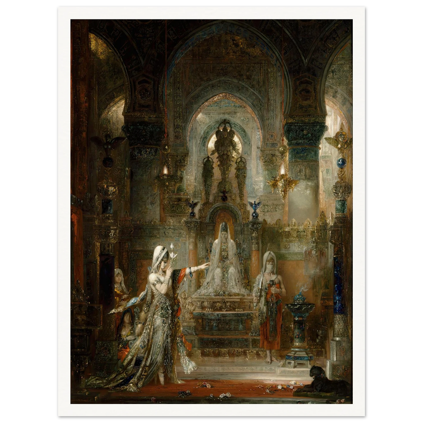 Salomé Dancing before Herod (1876) Art Print | Gustave Moreau-Quipham Collections