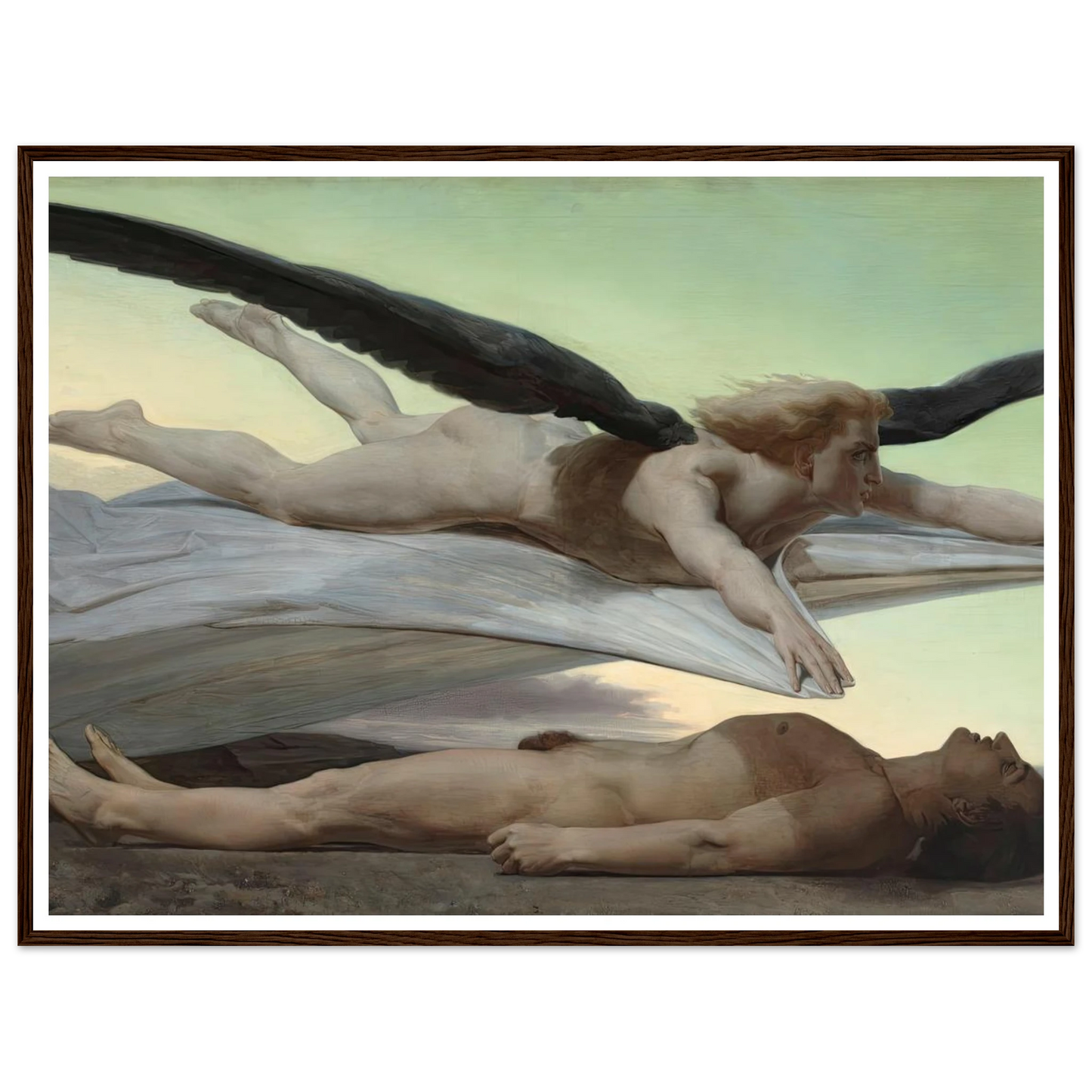 Equality Before Death (1848) Art Print | William Bouguereau-Quipham Collections