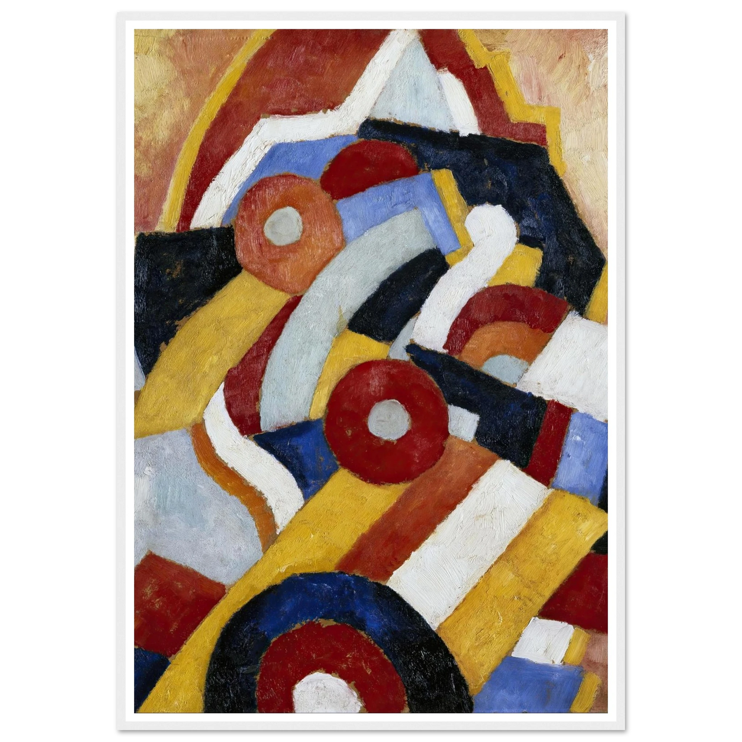 Abstraction (circa 1914) Art Print | Marsden Hartley-Quipham Collections