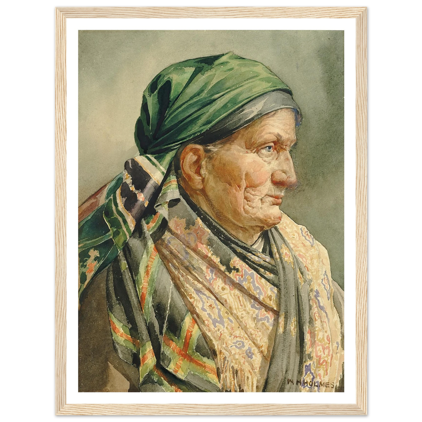 Munich Model (1880) Art Print | William Henry Holmes-Quipham Collections