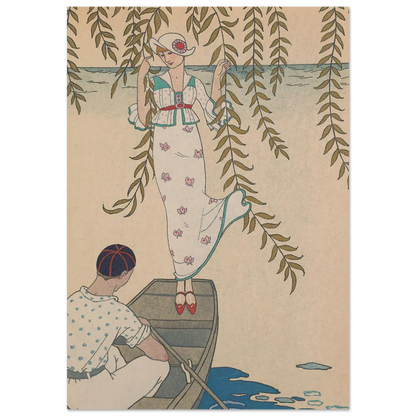 Midi Sur L’eau (1914) Art Print | George Barbier-Quipham Collections
