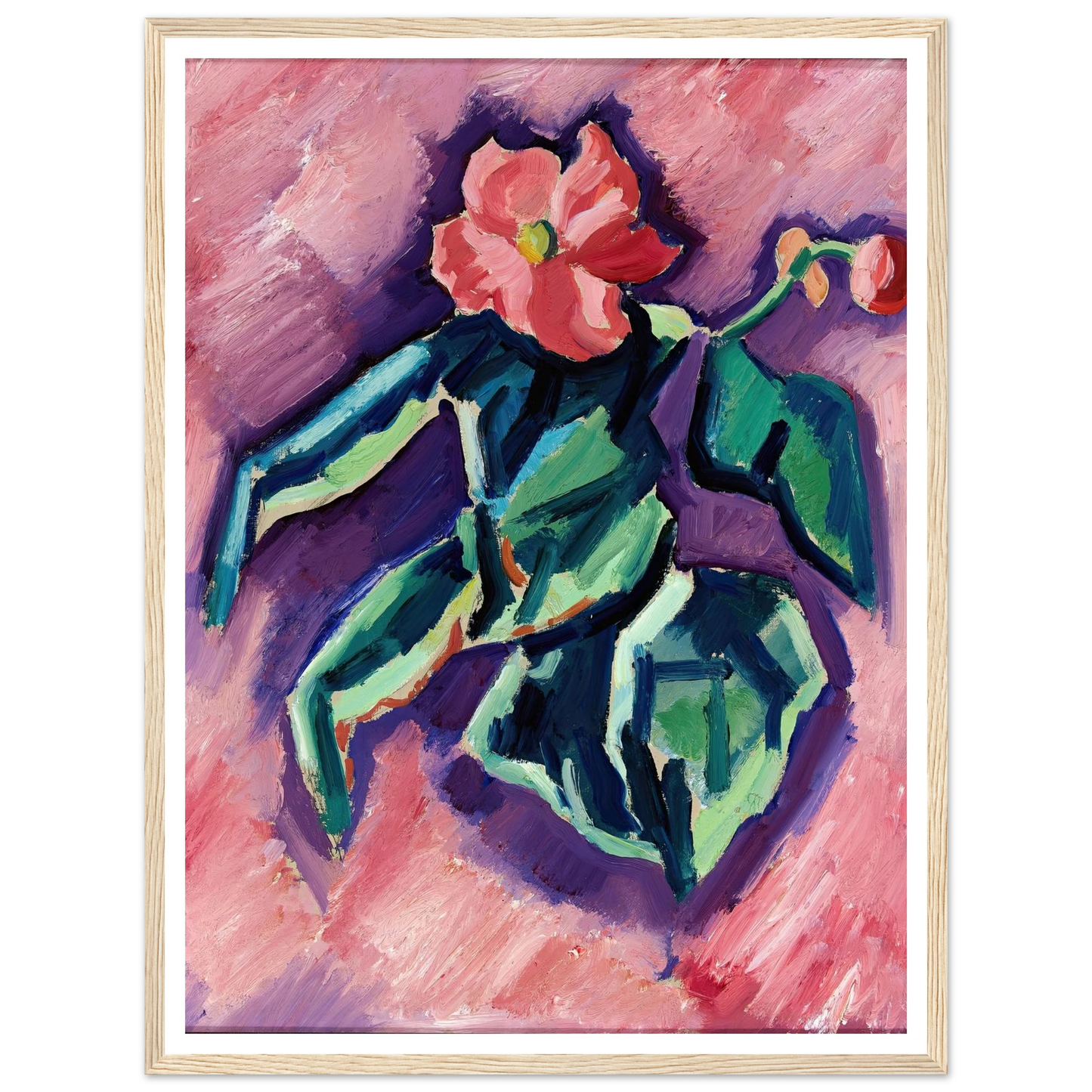 Pink Begonias (1928-1929) Art Print | Marsden Hartley-Quipham Collections