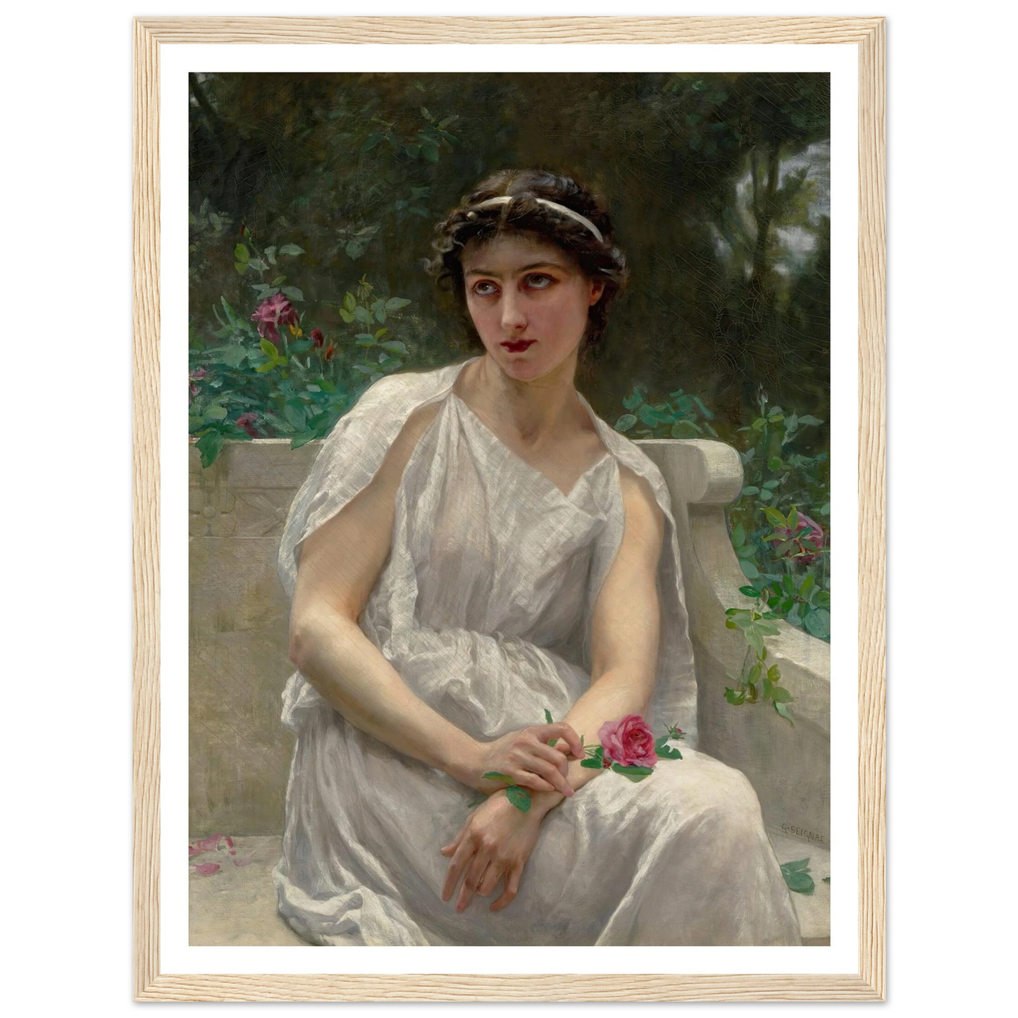 The Red Rose Art Print | Guillaume Seignac-Quipham Collections