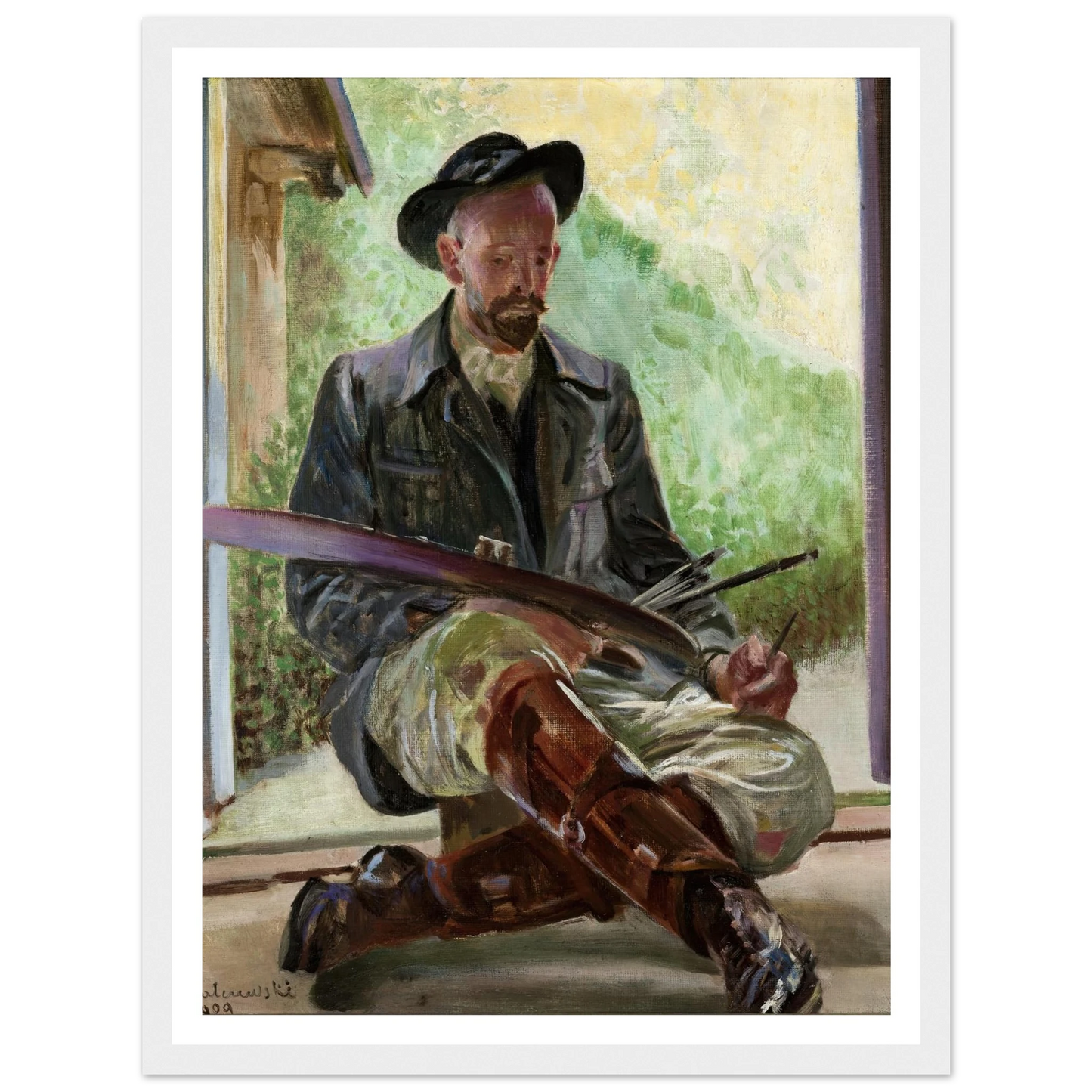 My Models – Triptych (Central Part) (1909) Art Print | Jacek Malczewski-Quipham Collections