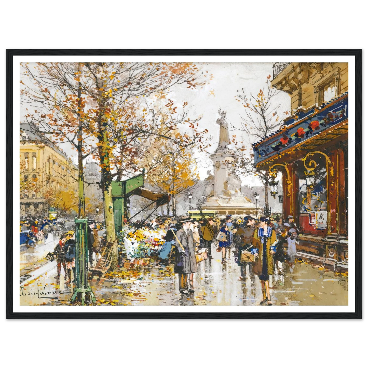 Place De La Republique Art Print | Eugene Galien Laloue-Quipham Collections
