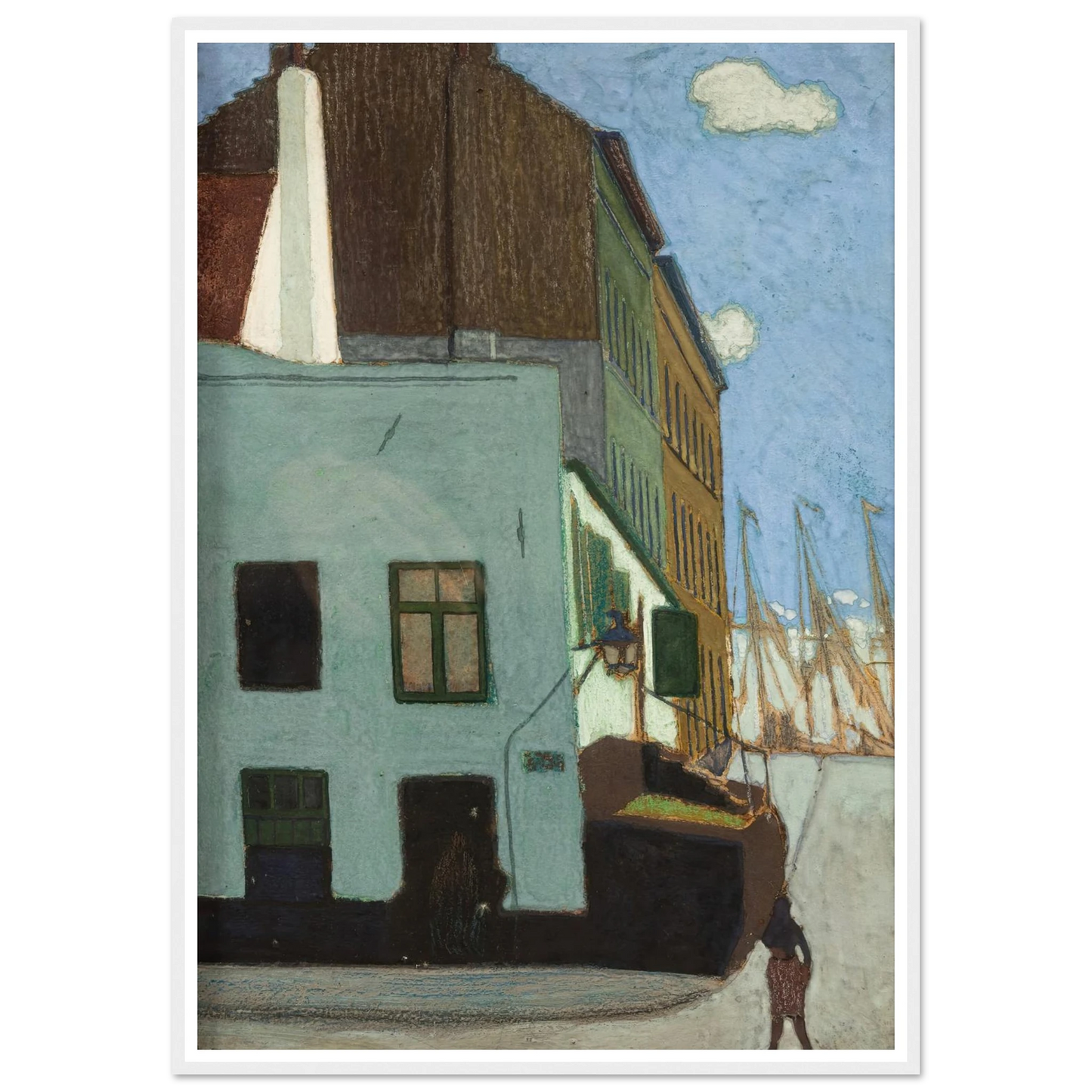 De Preekstoel, Ostende (circa 1911-1913) Art Print | Leon Spilliaert-Quipham Collections