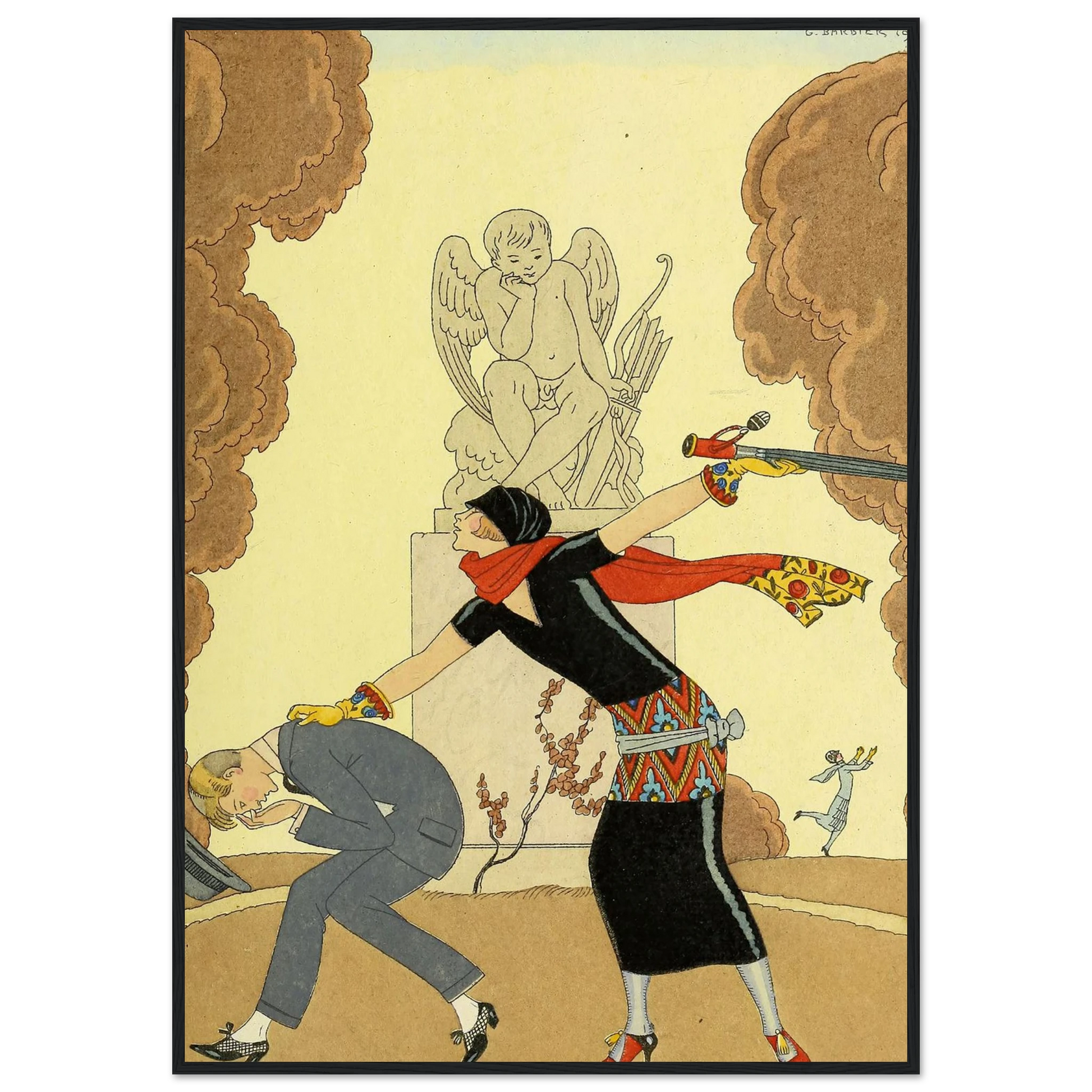 Falbalas et fanfreluches, La Colère (1925) Art Print | George Barbier-Quipham Collections