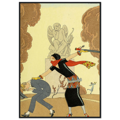Falbalas et fanfreluches, La Colère (1925) Art Print | George Barbier-Quipham Collections