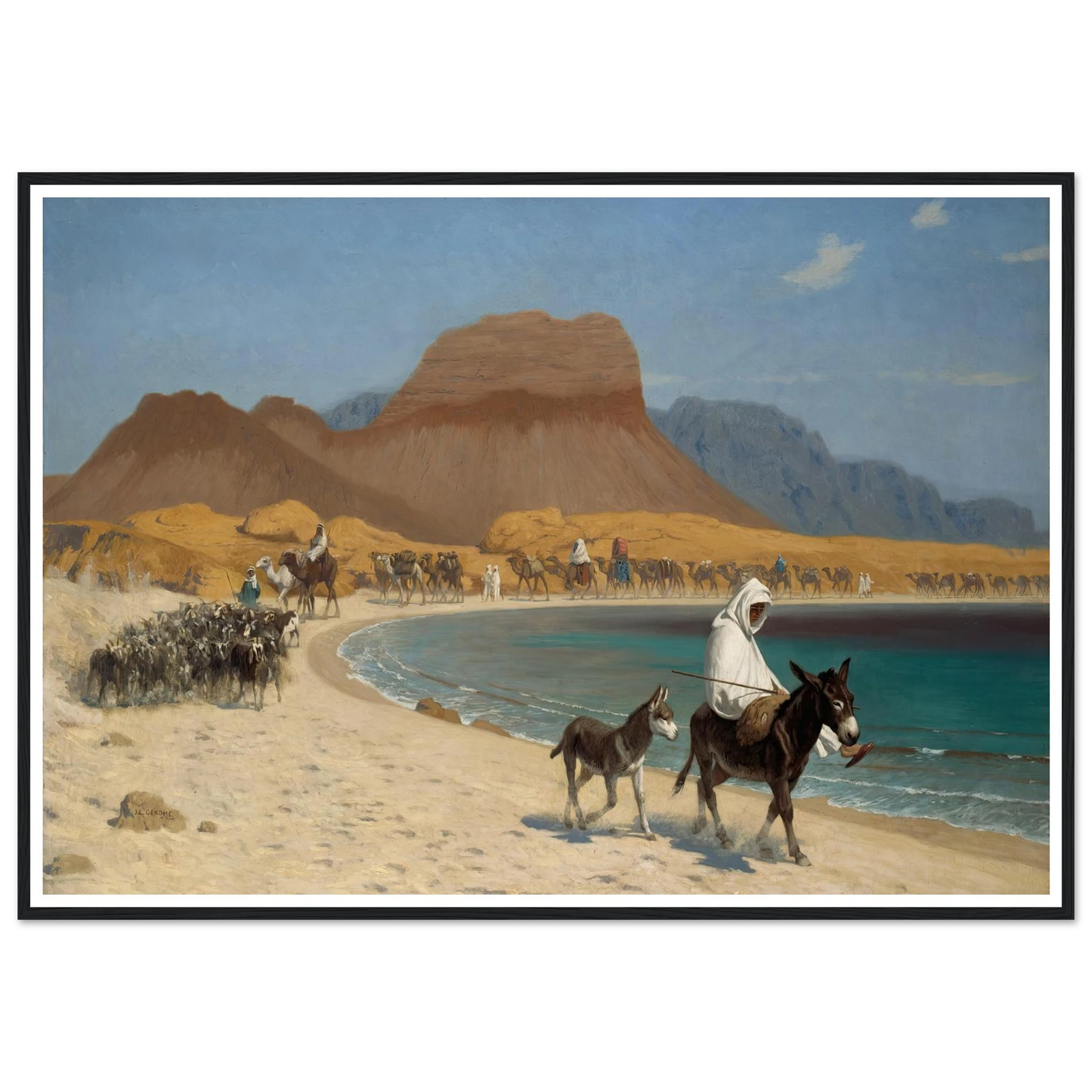The Gulf of Aqaba (circa 1897) Art Print | Jean Leon Gerome-Quipham Collections