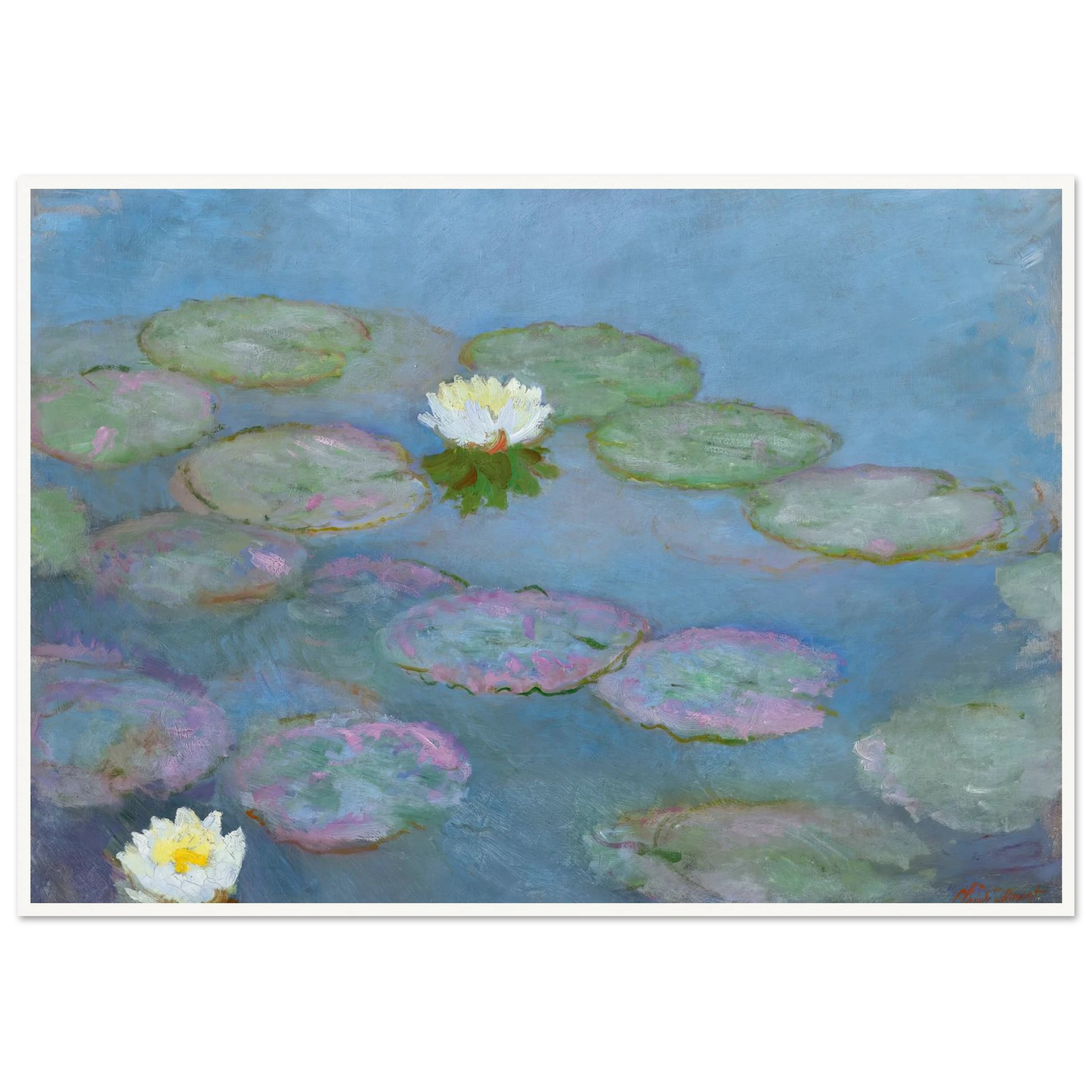 Nymphéas (circa 1897-1899) Art Print | Claude Monet-Quipham Collections