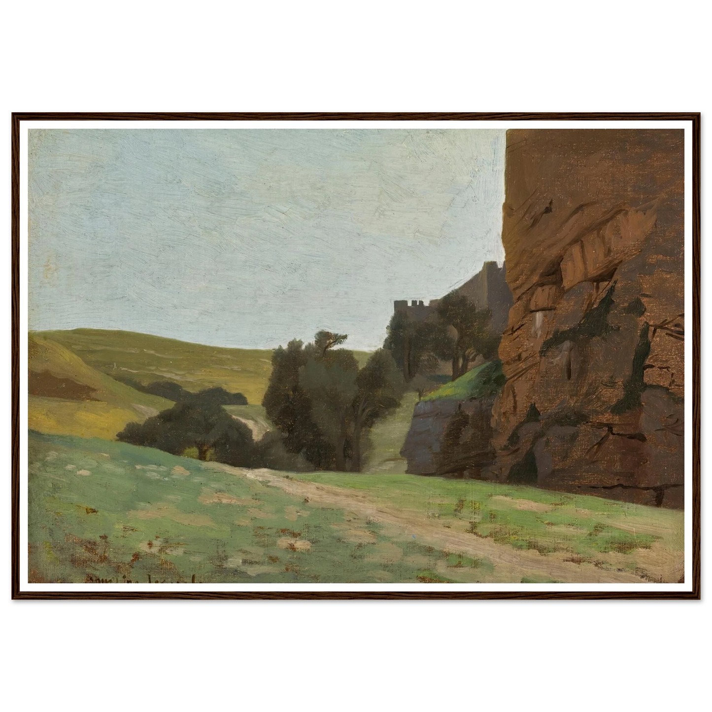 The Walls Of Jerusalem Art Print | Jean Leon Gerome-Quipham Collections