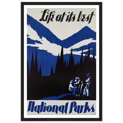 Life at its best. National Parks (ca. 1930–1939) Art Print | Dorothy Waugh-Quipham Collections
