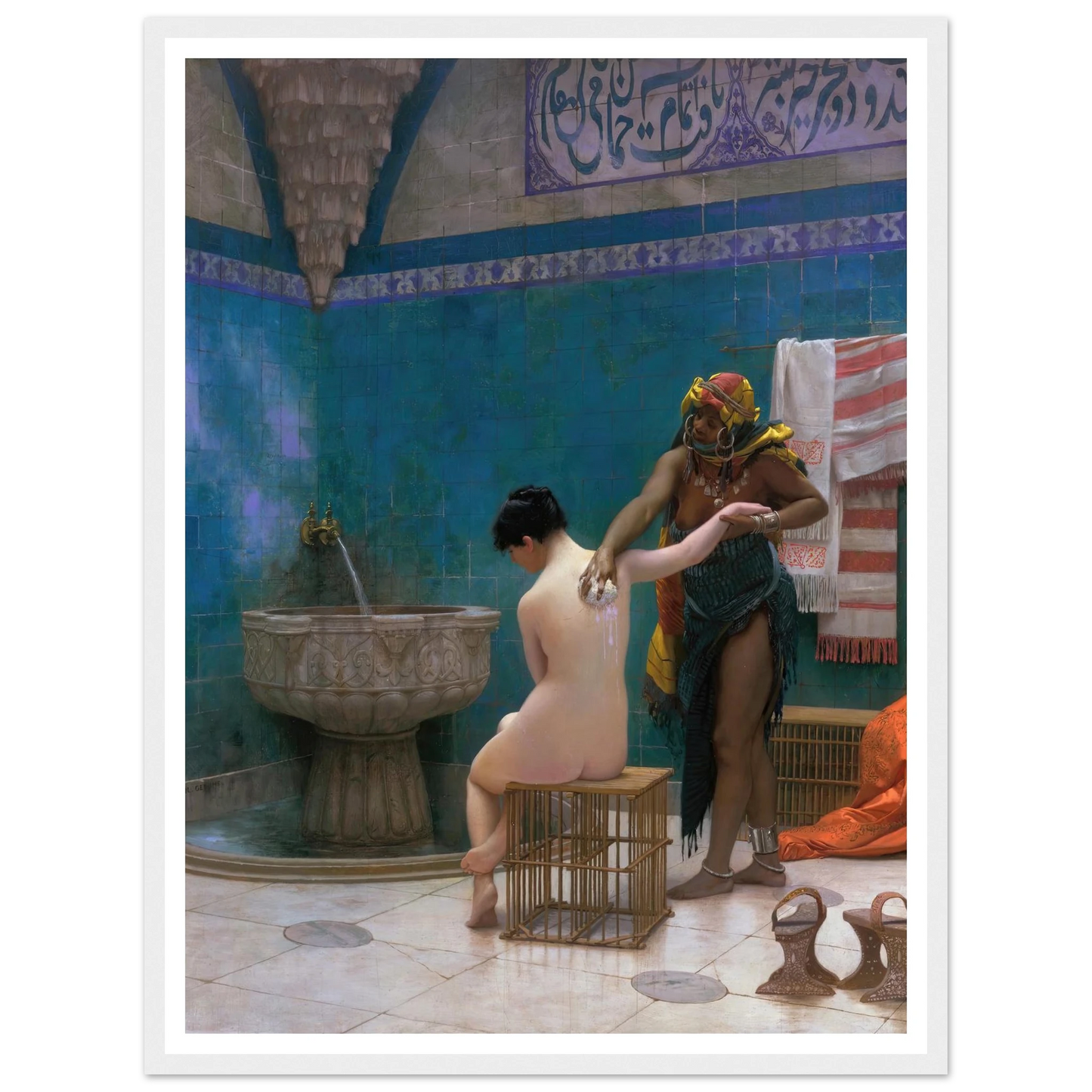 The Bath (circa 1880–1885) Art Print | Jean Leon Gerome-Quipham Collections