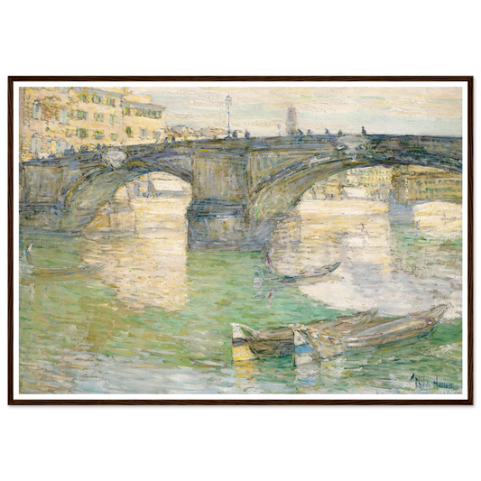 Ponte Santa Trinità (1897) Art Print | Childe Hassam-Quipham Collections