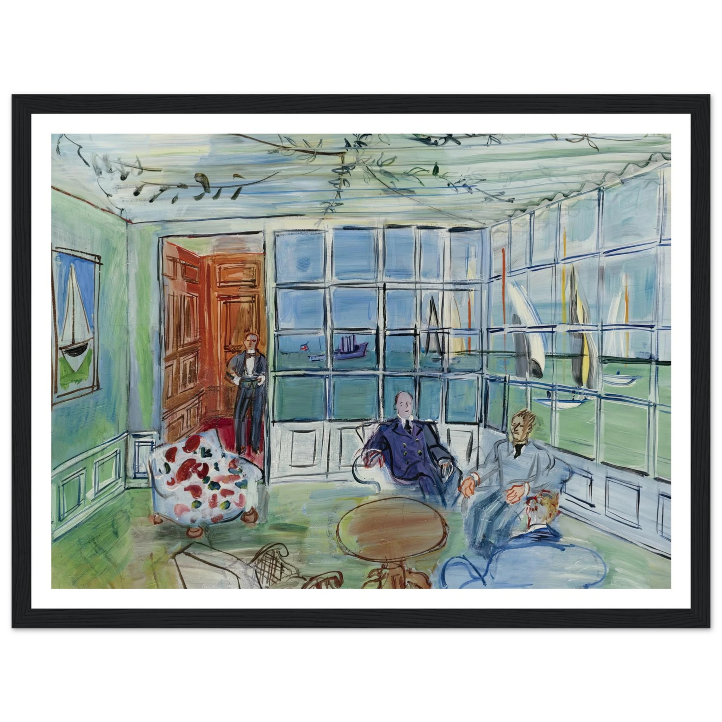 Le Royal Yacht Squadron, Cowes, Isle of Wight Art Print | Raoul Dufy-Quipham Collections