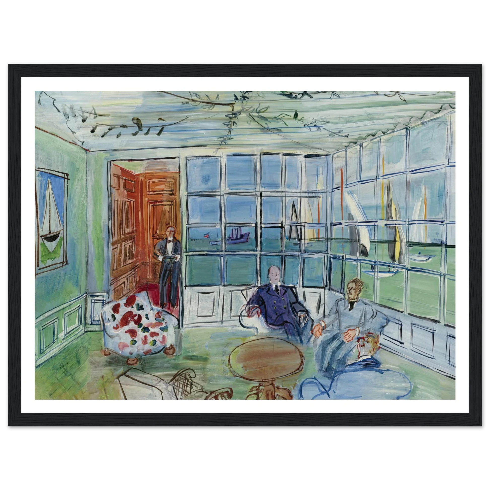 Le Royal Yacht Squadron, Cowes, Isle of Wight Art Print | Raoul Dufy-Quipham Collections
