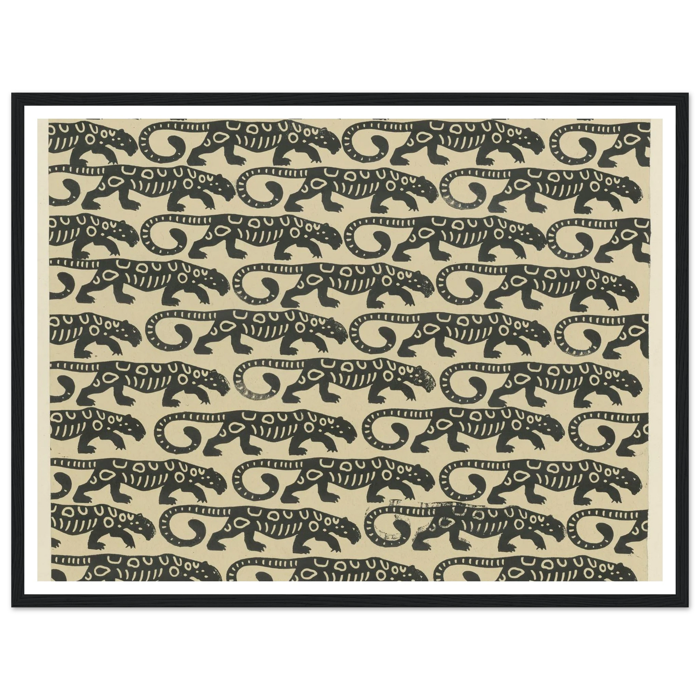Buntpapier (Leoparden) (1902 - 1906) Art Print | Maria von Uchatius-Quipham Collections