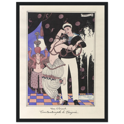 Vers l’Orient. Constantinople la Résignée (1915) Art Print | George Barbier-Quipham Collections