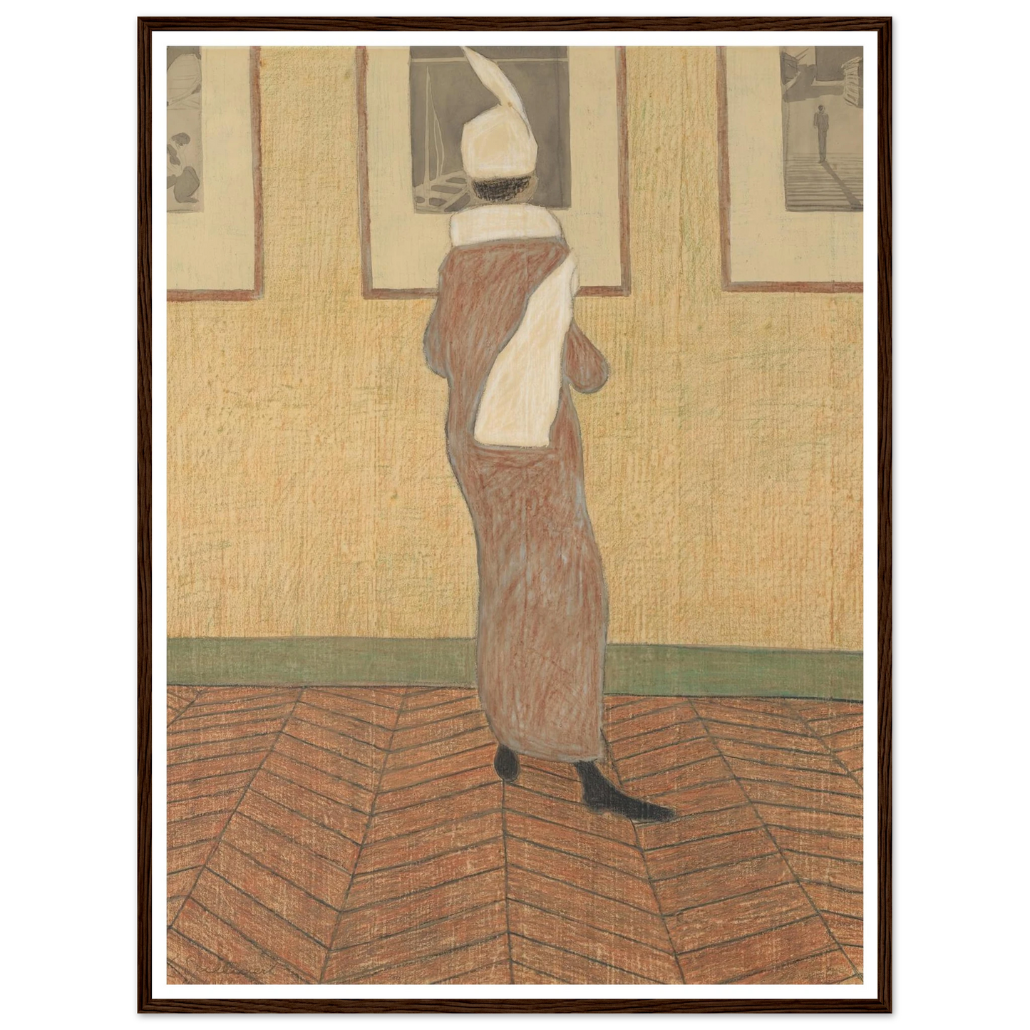 Dame in expositie (1912) Art Print | Leon Spilliaert-Quipham Collections