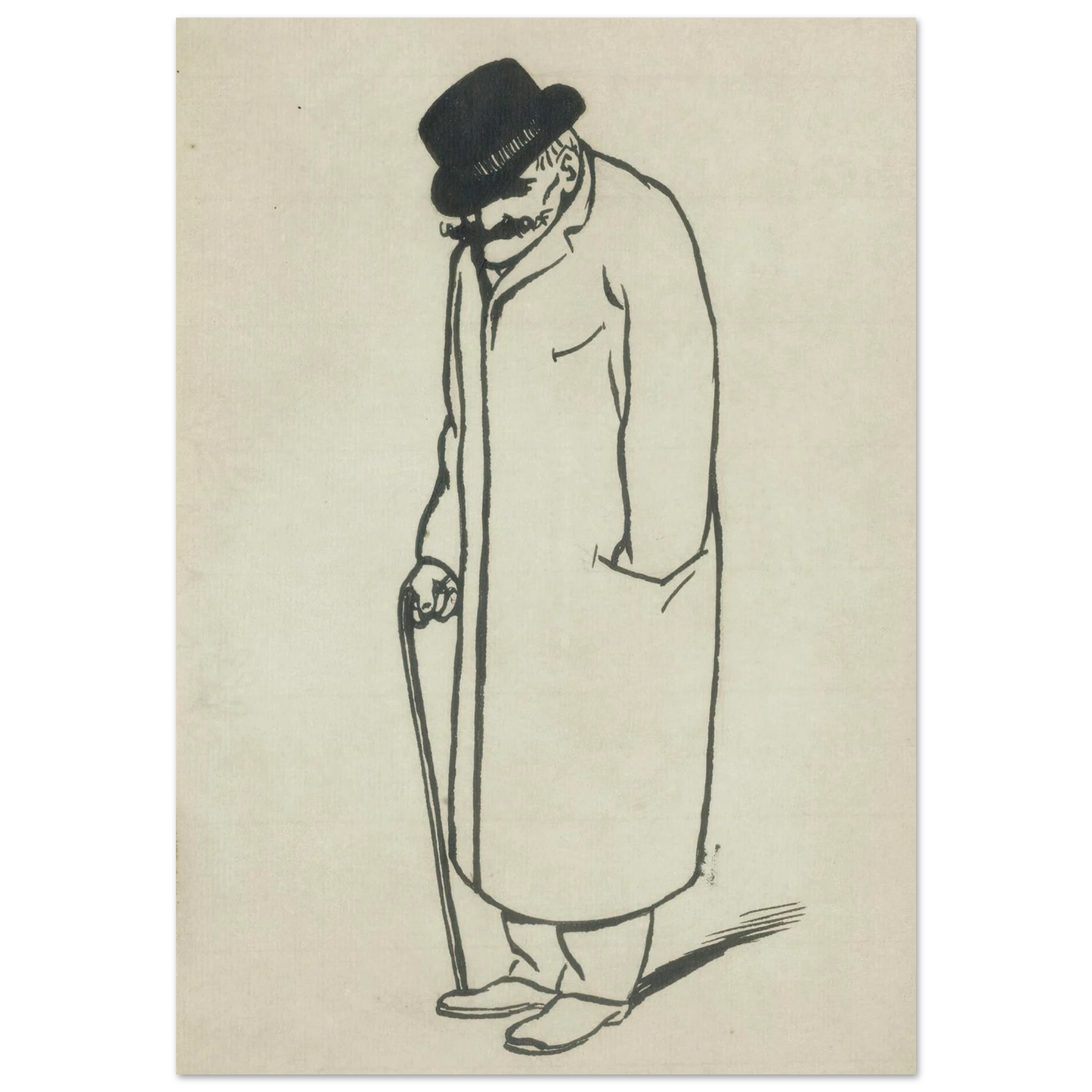 A dead man talking Art Print | Felix Vallotton-Quipham Collections