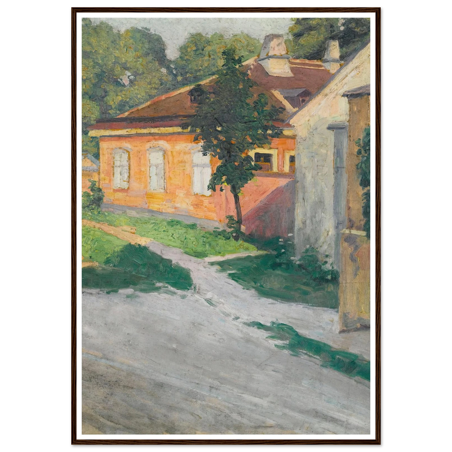 Haus In Hütteldorf (House In Hütteldorf) (1907) Art Print | Egon Schiele-Quipham Collections