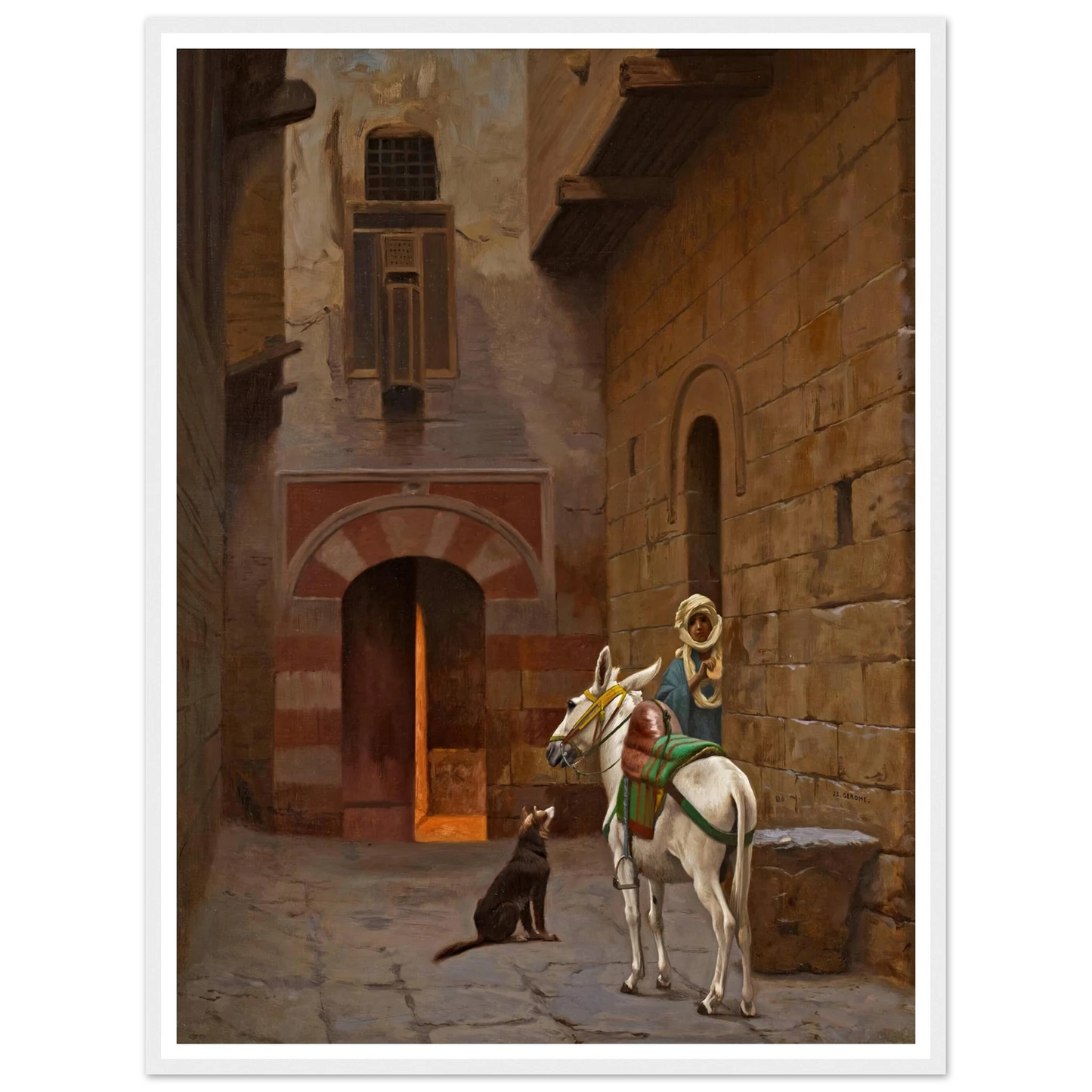Waiting for the Master Art Print | Jean Leon Gerome-Quipham Collections