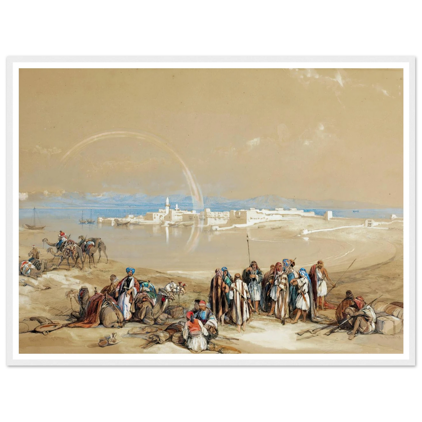 Suez (1840) Art Print | David Roberts-Quipham Collections