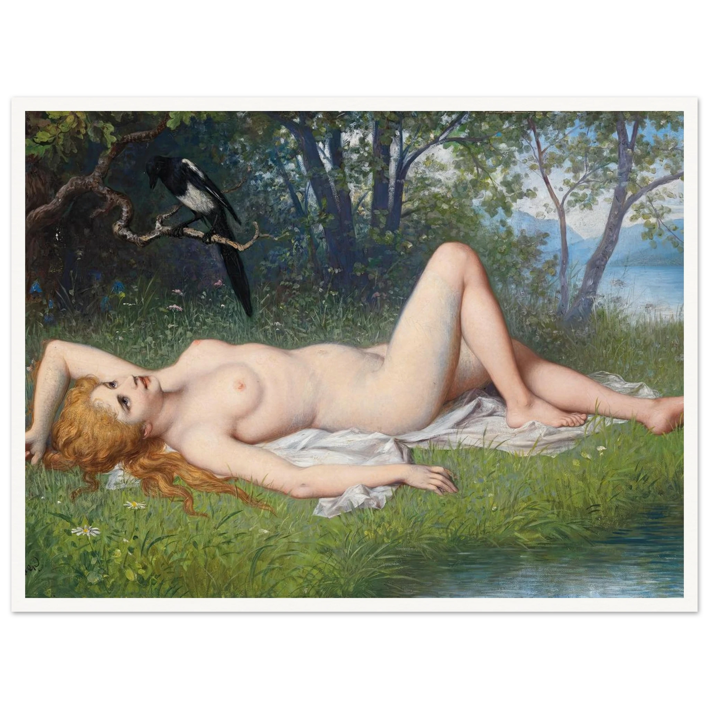 Die Elster Art Print | Carl Schweninger Jr-Quipham Collections