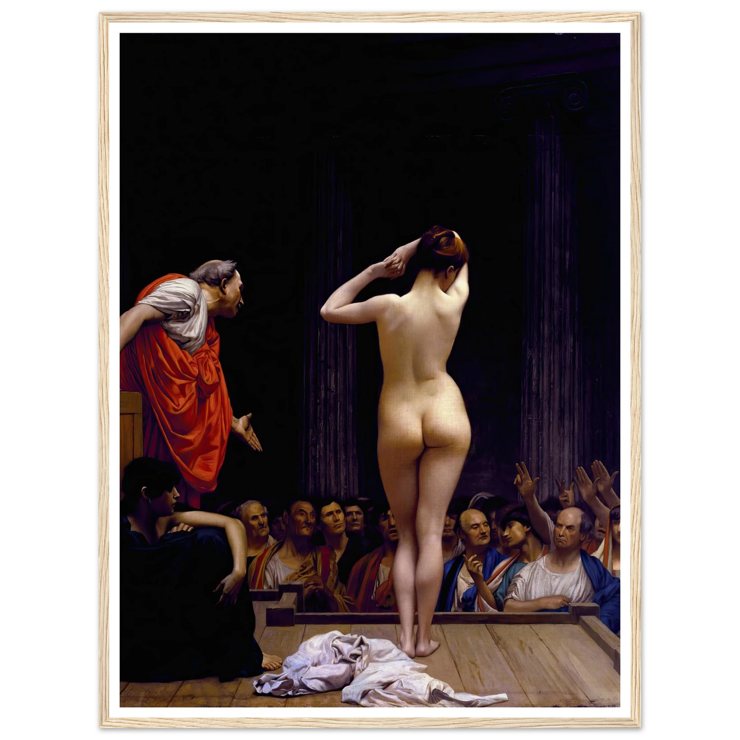 A Roman Slave Market (ca 1884) Art Print | Jean Leon Gerome-Quipham Collections