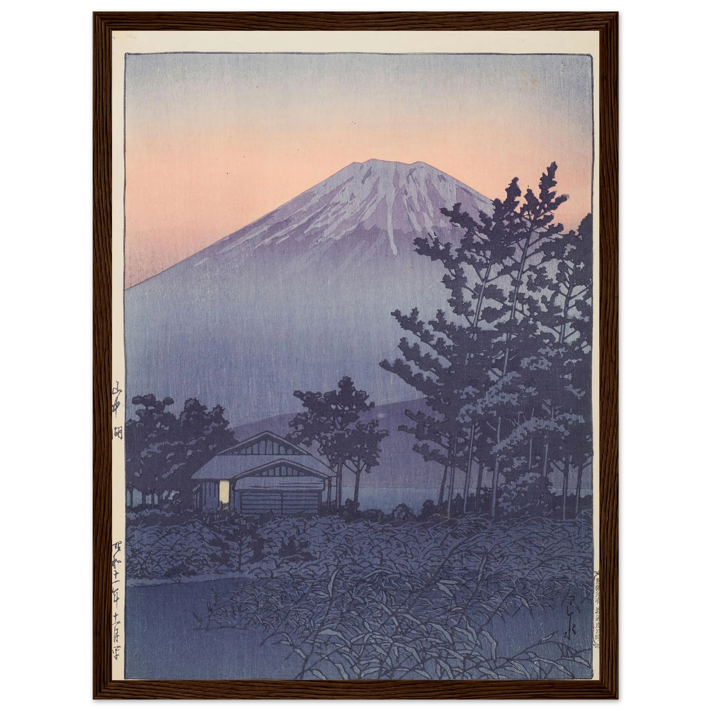 Yamanakako (Lake Yamanaka) (1936) Art Print | Kawase Hasui-Quipham Collections