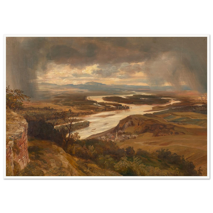 Die Donauauen bei Wien (ca. 1870) Art Print | Josef Hoffmann-Quipham Collections