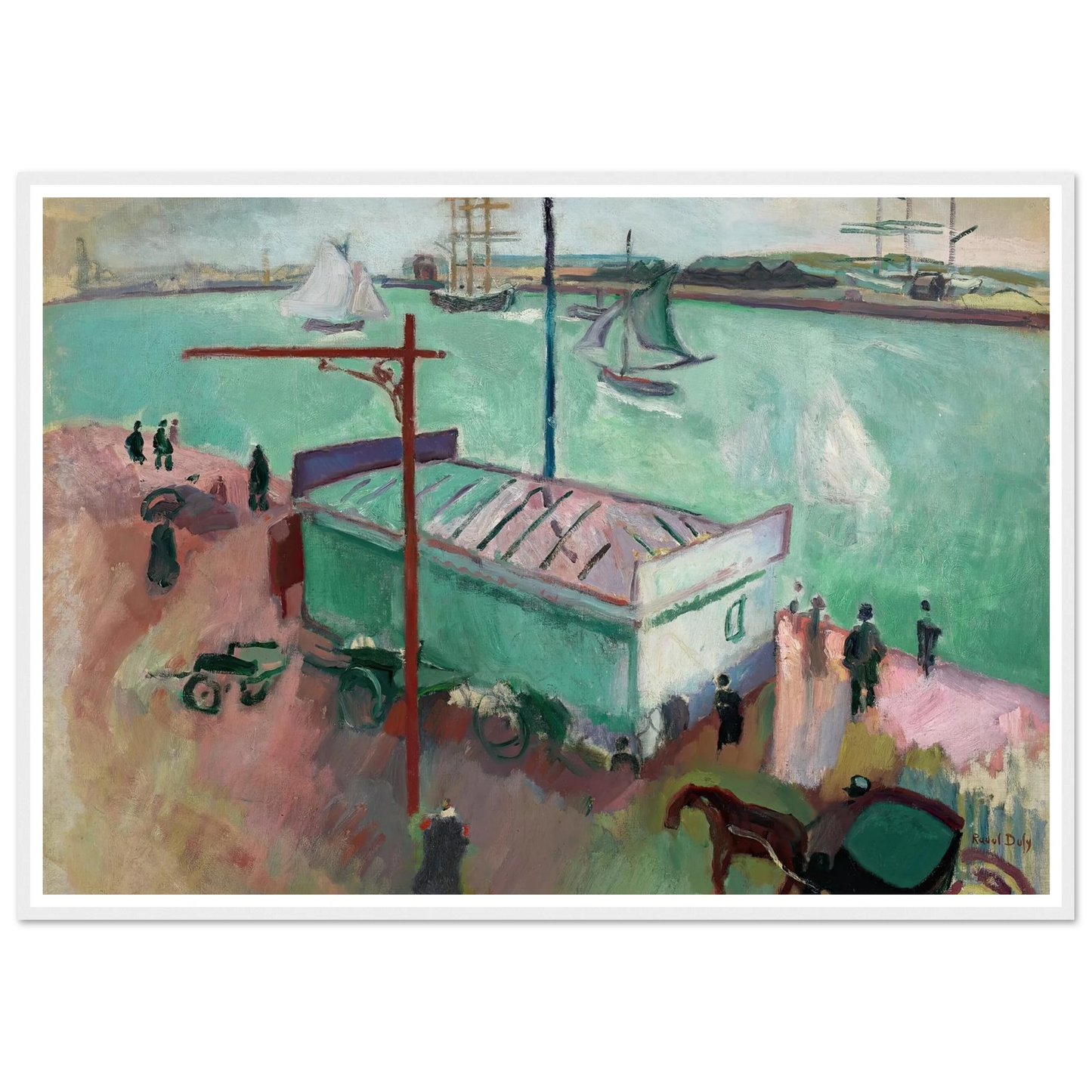 Le Port du Havre (1906) Art Print | Raoul Dufy-Quipham Collections
