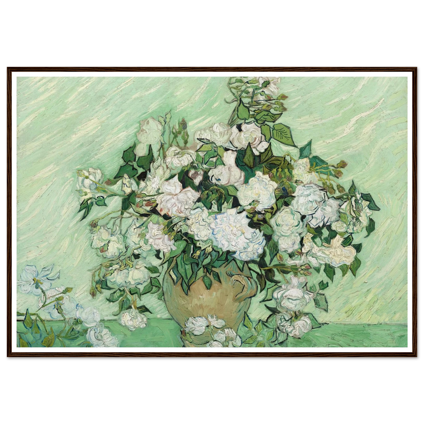 Roses (1890) Art Print | Vincent van Gogh-Quipham Collections