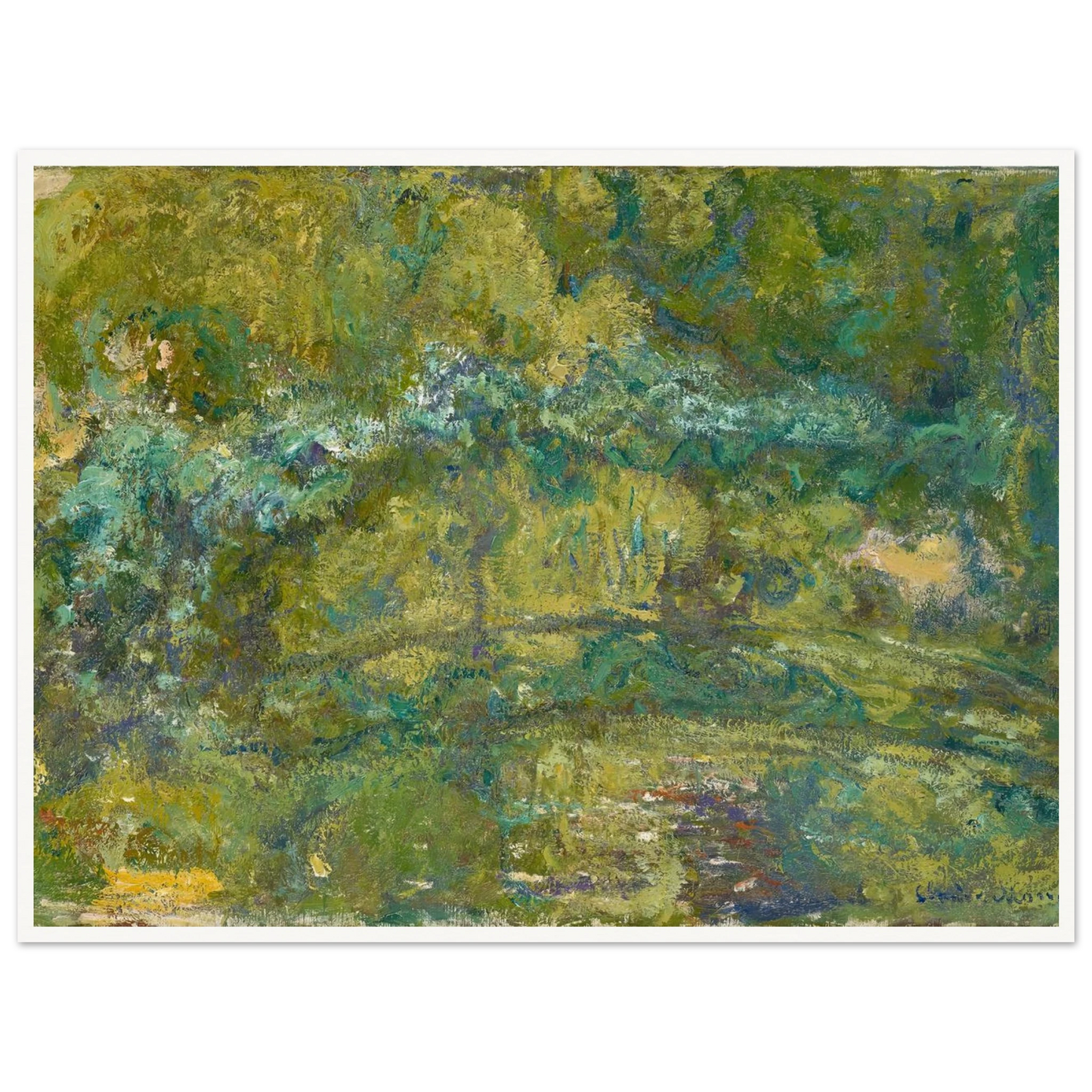 The Footbridge over the Water-Lily Pond (1919) Art Print | Claude Monet-Quipham Collections